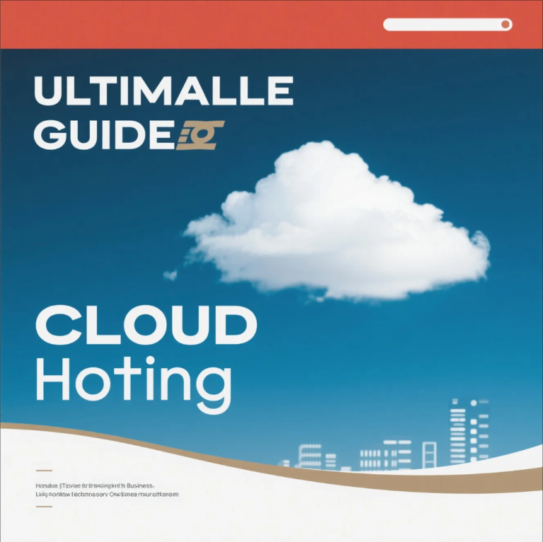 Cloud hosting for small business infographic