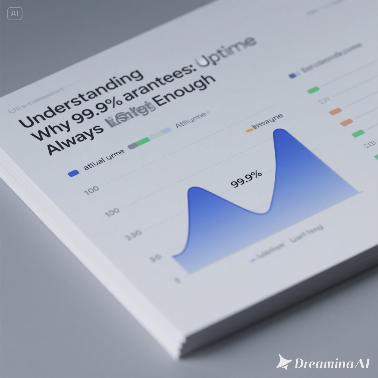 Illustration showing website uptime, downtime, and server reliability