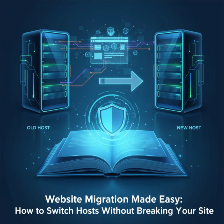 Website migration made easy with step-by-step guidance to switch hosts safely