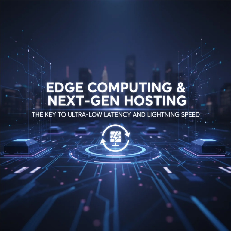 Edge computing network with geo-distributed servers for low-latency hosting
