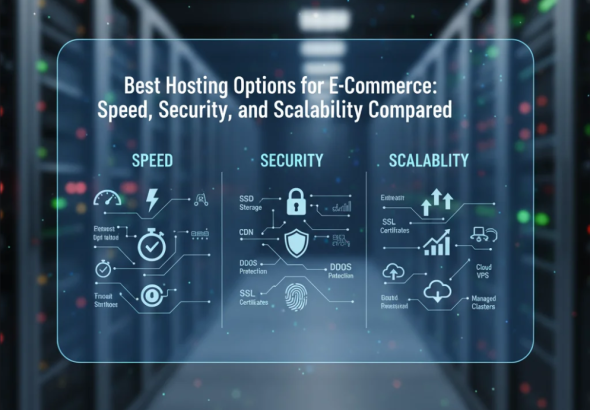 E-Commerce Hosting Comparison – Speed, Security & Scalability