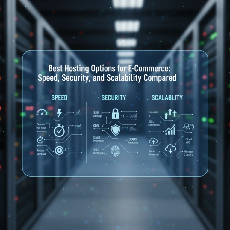 E-Commerce Hosting Comparison – Speed, Security & Scalability