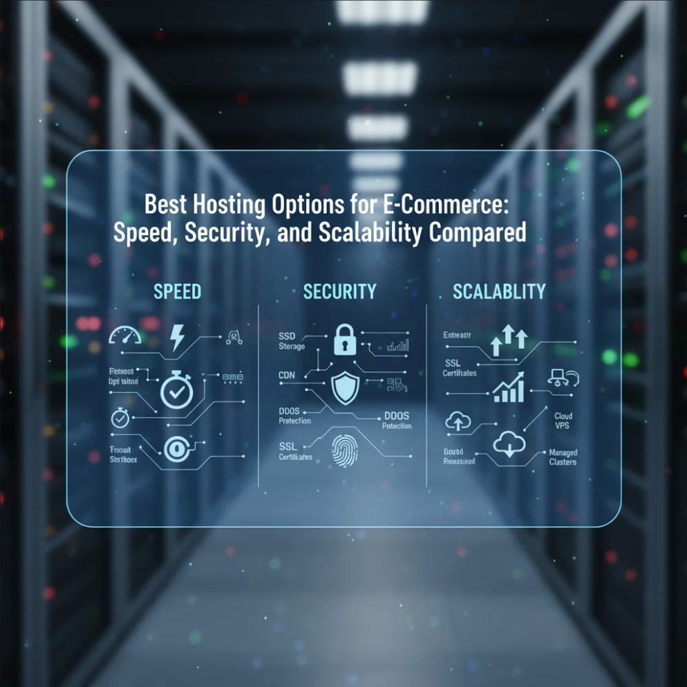 E-Commerce Hosting Comparison β Speed, Security & Scalability