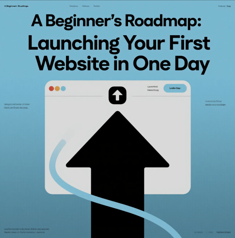 Beginner launching first website in one day