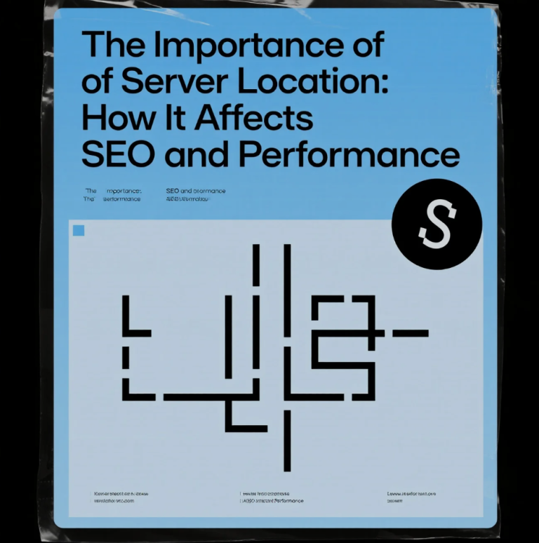 Globe with server icons representing global website hosting and SEO optimization