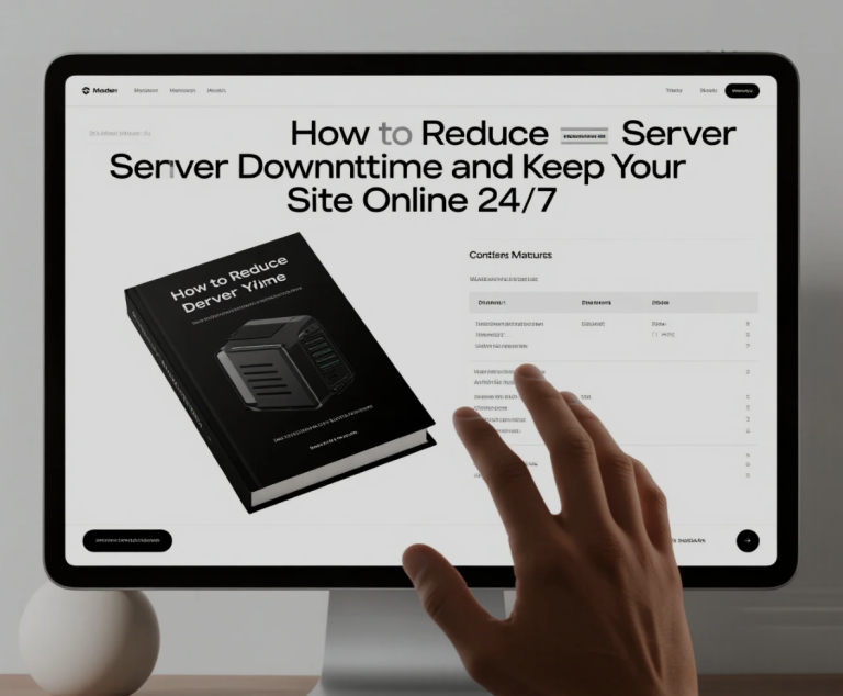 Servers and uptime monitoring tools to reduce website downtime