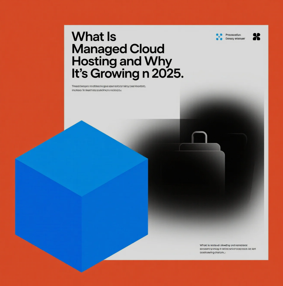 Cloud hosting server infrastructure with managed services for businesses