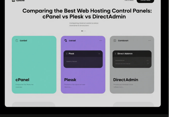 cPanel, Plesk, and DirectAdmin dashboards comparison