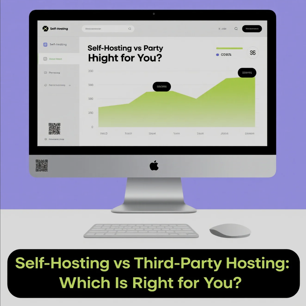 comparison between self-hosting and third-party hosting for websites