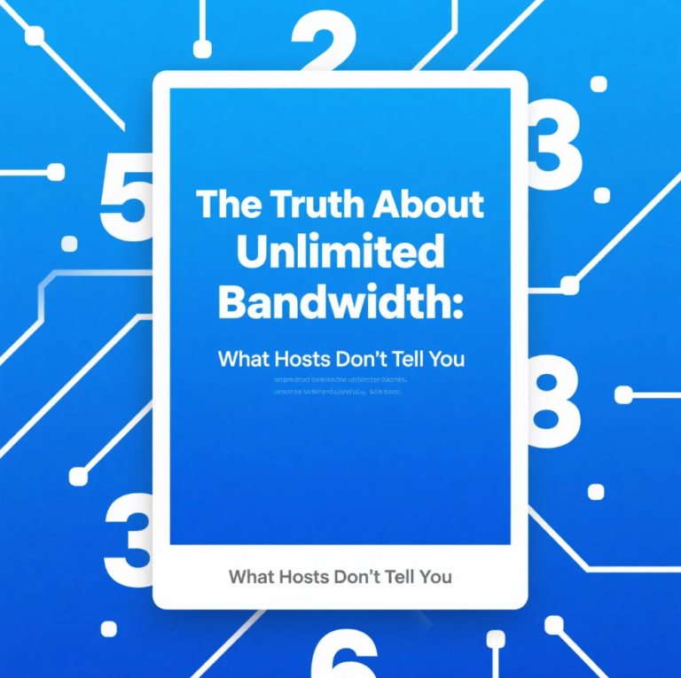 Unlimited bandwidth hosting explained with real server limitations