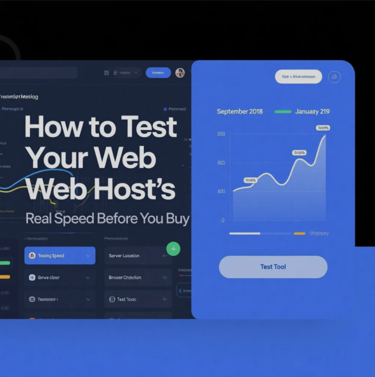 How to Test Your Web Host’s Real Speed Before You