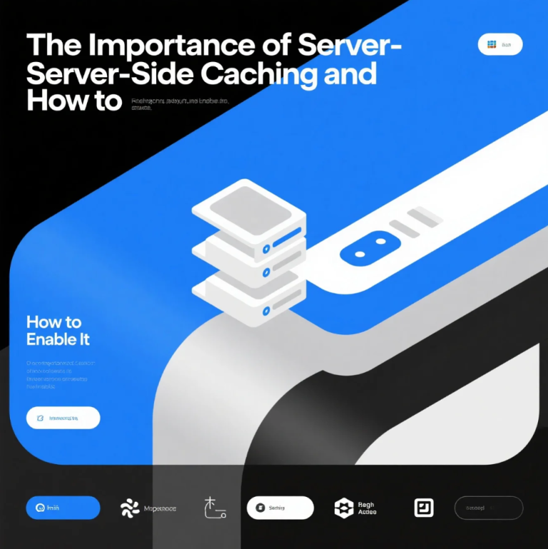 Website performance optimization through server caching