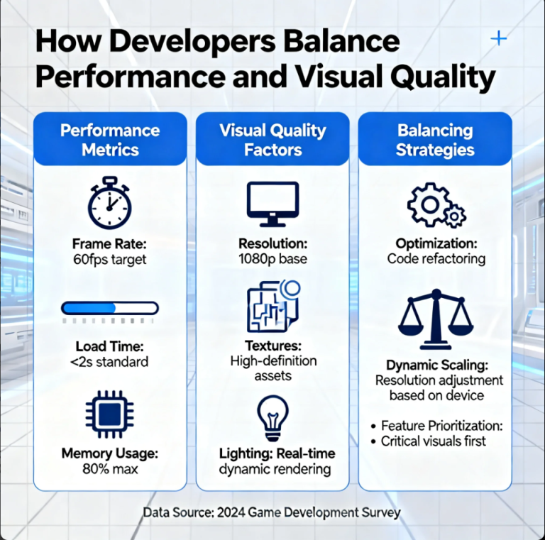 How Developers Balance Performance and Visual Quality