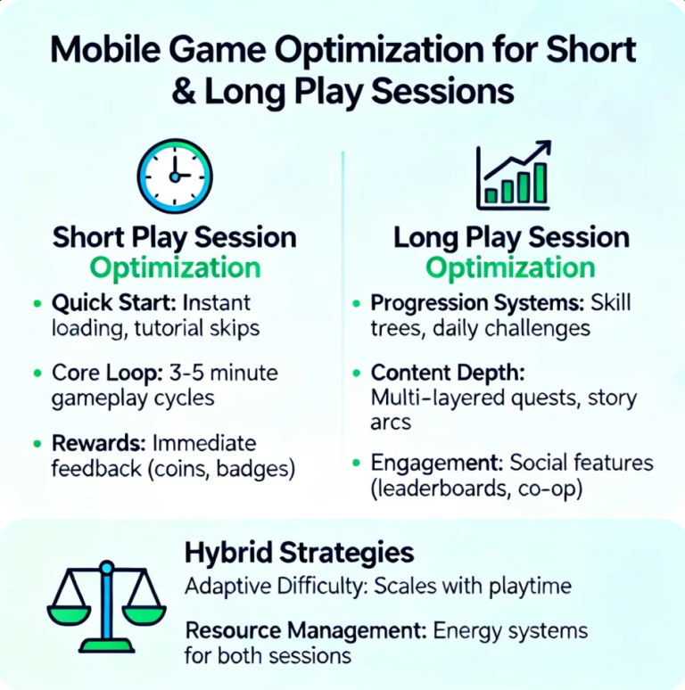 Mobile gamer holding a smartphone, playing a casual game with on-screen progress bars